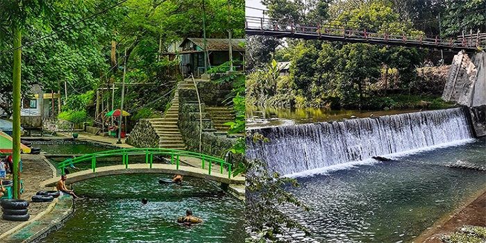 Umbul Ingas Cokro, segarnya wisata pemandian mata air alami di Klaten. Tempat wisata air ini menawarkan pesona alam yang sudah dikelola secara modern. (Foto: Istimewa/lay)