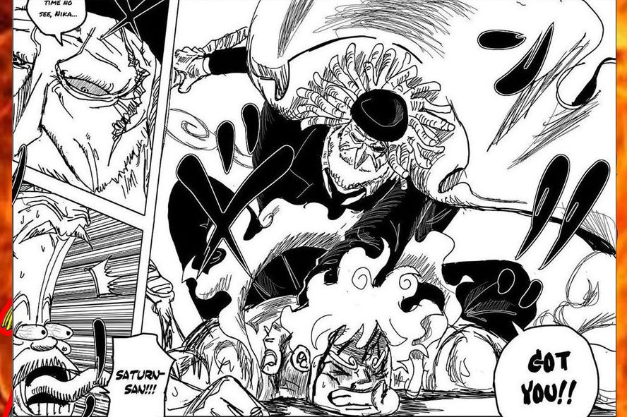 Spoiler One Piece 1074: Gorosei Saturn Bak Dewa, Nyawa Luffy dalam Bahaya, Mode Sun God Nika Tak Berdaya