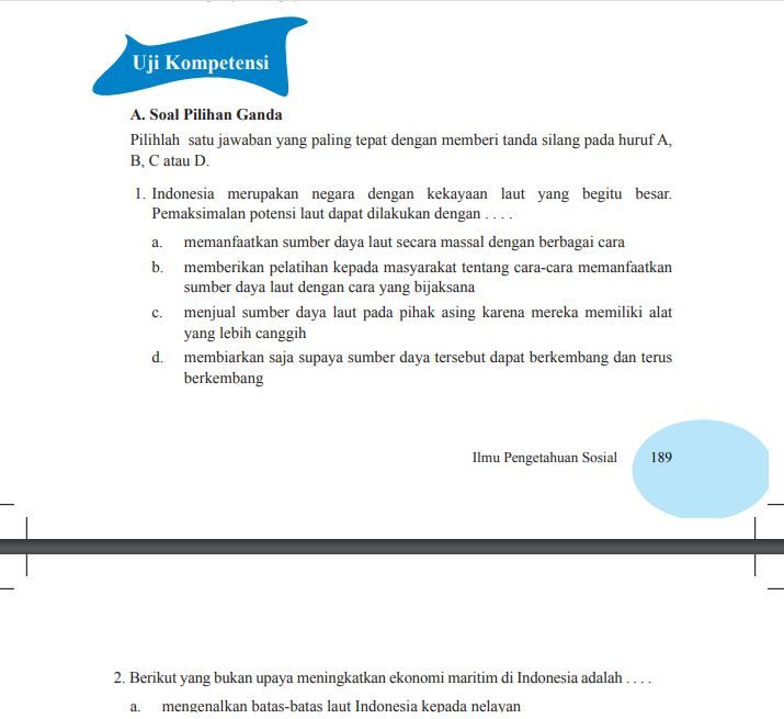Ilustrasi. Uraian kunci jawaban IPS kelas 8 halaman 189 190 191 192 uji kompetensi pilihan ganda esai bagian A dan B serta penjelasan   