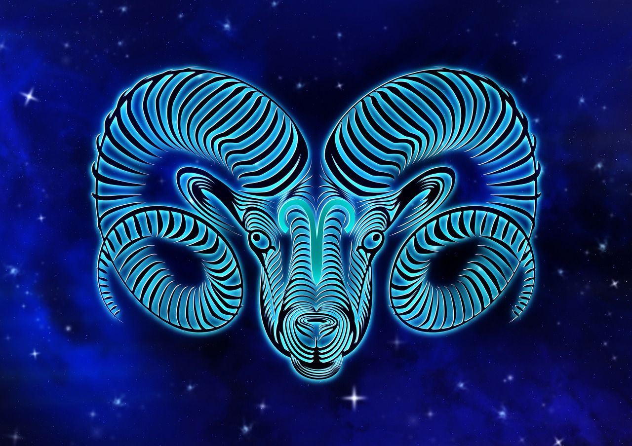 Zodiak Aries dengan simbol kambing 