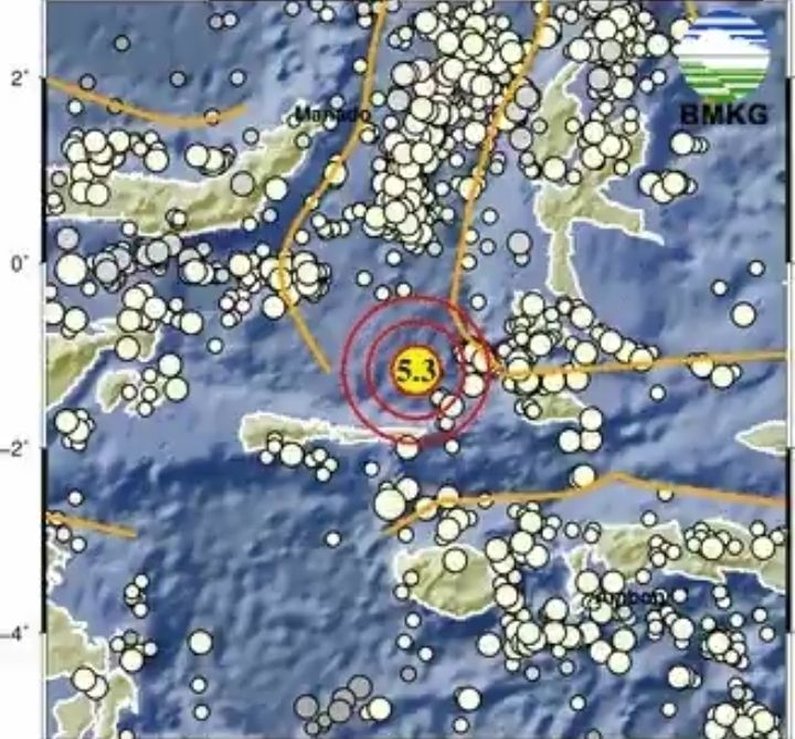 Info Gempa Hari Ini 5 Februari 2023 Guncang Sanana Maluku Utara, Magnitudo 5.3