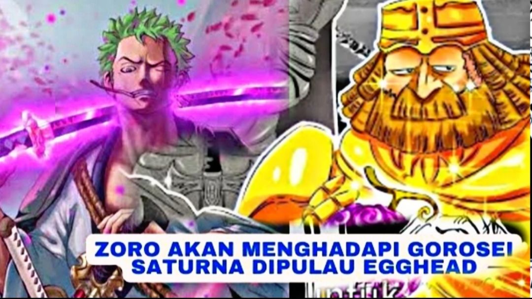 One Piece 1074: Zoro Cari Lawan di Egghead, Kizaru Panik, Tongkat Gorosei Saturn Ternyata Pedang Mematikan