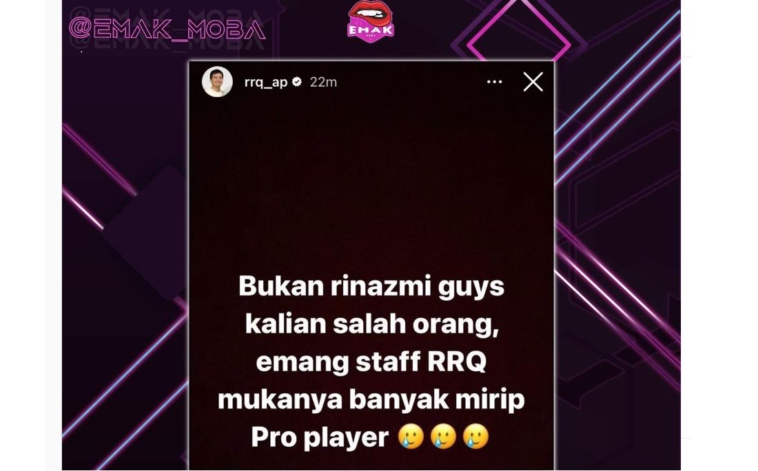 Menuju jadwal MPL Indonesia Season 11 atau MPL ID S11 2023 ada update roster RRQ Rinazmi dari GPX, ini kata Pak AP.