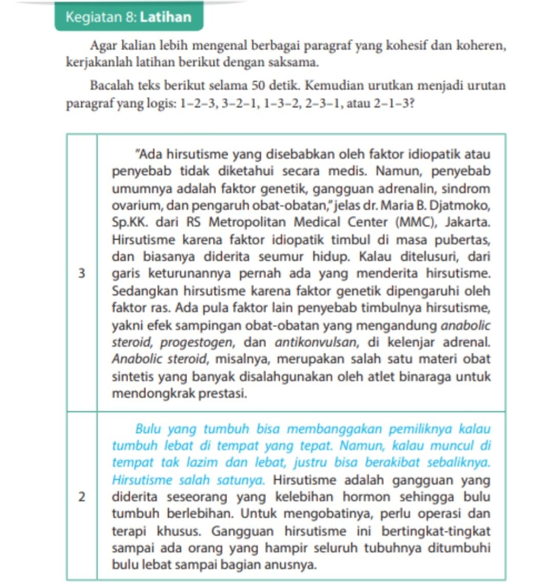 Kunci jawaban Bahasa Indonesia kelas 9 halaman 135 136.*