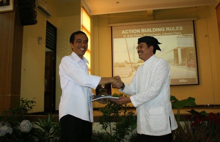 Prof. Eddy Jusuf jeung Presiden Jokowi.*