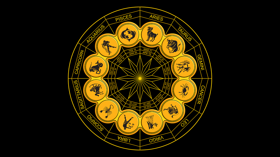Ilustrasi-simbol zodiak.