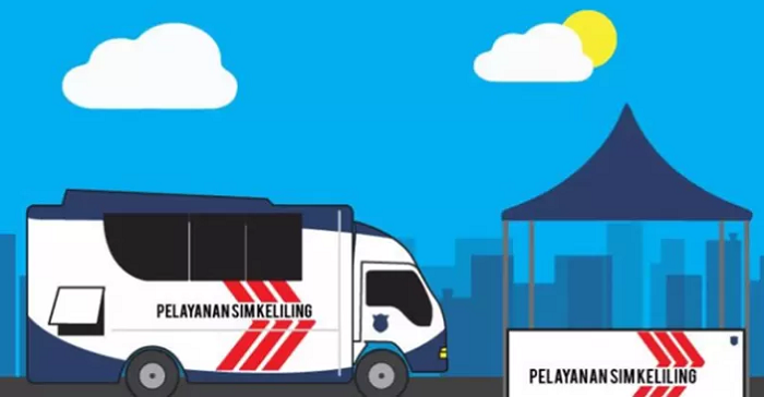 Ilustrasi Pelayanan SIM Keliling