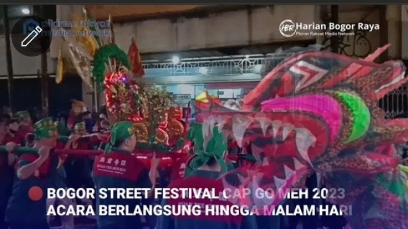 Video spesial semarak dan antusias masyarakat yang hadir di event tahunan Bogor Street Festival Cap Go Meh 2023 ini.  Berbagai kesenian Jawa Barat juga dari Nusantara di gelar di acara Bogor Street Festival 2023, perayaan Cap Go Meh, di jalan Surya Kencana, Kota Bogor.