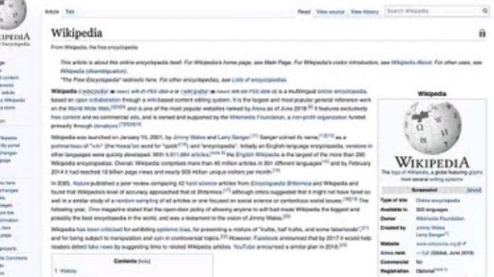 Ilustrasi: Otoritas Telekomunikasi Pakistan blokir Wikipedia