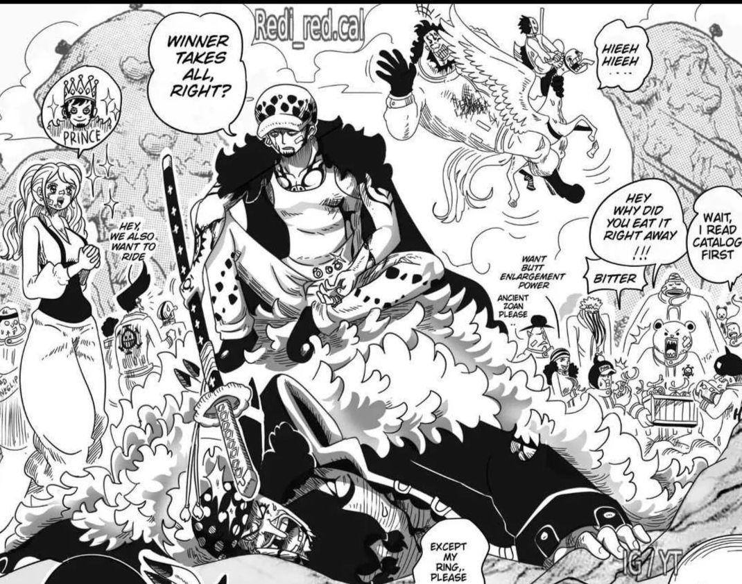 One Piece 1074 : Kurohige Jadi Korban Ope Ope No Mi, Trafalgar Law Dapat Aliansi Baru 