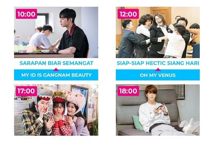 Rangkaian drama Korea yang bakal tayang di NET TV hari ini.