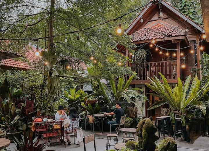 Sinkron Koffie, coffee shop dengan Nuansa Tradisional Jawa/Tangkapan Layar/Instagram @diarycoffeejkt