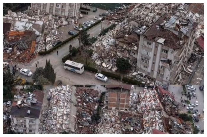 Suasana pasca gempa Turki dan Suriah magnitudo 7,8 SR.