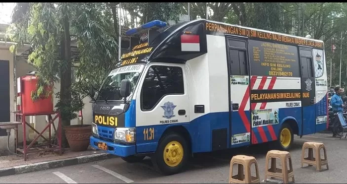 Ilustrasi SIM Keliling hari ini.