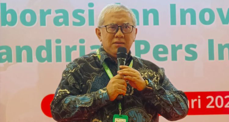 Januar P Ruswita dilantik sebagai Ketum SPS Periode 2023 - 2027 di Medan, Selasa 7 Februari 2023.