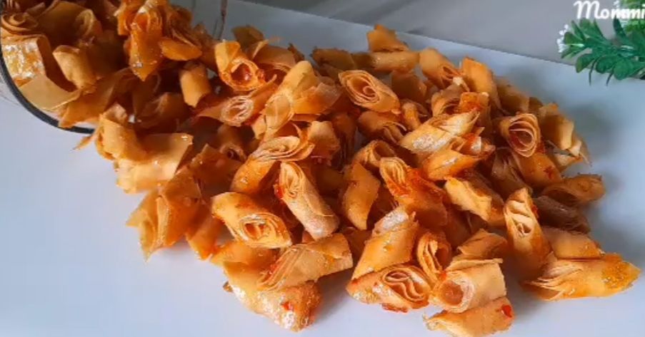 Resep lumring, cemilan olahan kulit lumpia goreng