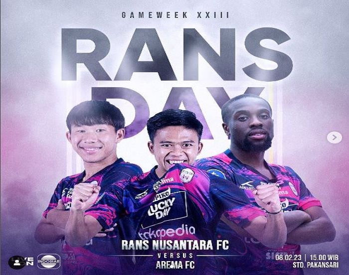 Ilustrasi. Uraian 2 link nonton RANS Nusantara vs Arema FC Liga 1 hari ini Rabu, 8 Februari 2023 TV online, link live streaming tersedia di sini