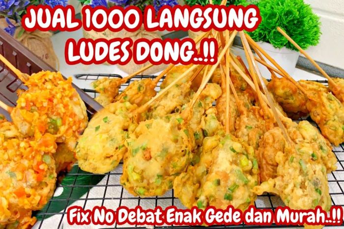 Ide Usaha 1000an Cemilan Gurih Modal Tepung Dan Sosis Langsung Ludes Puluhan Tusuk Diborong 6514