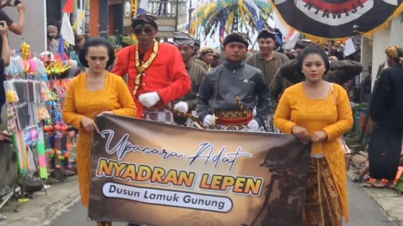 Warga Lamuk Gunung Gelar Sadranan untuk Lestarikan Tradisi Jawa Kuno untuk Tarik Animo Masyarakat