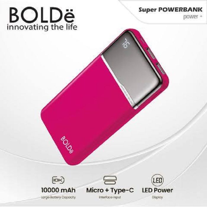 BOLDe Super Power Bank Signature Wireless + LED.