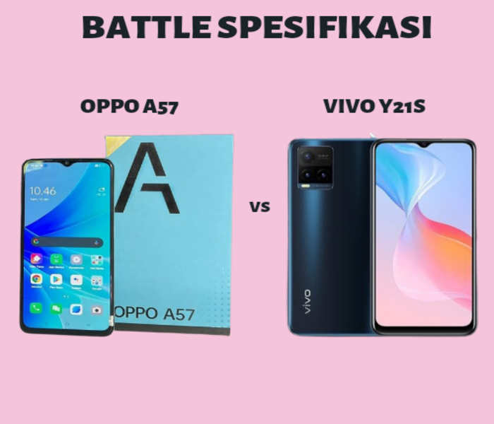 vivo y21s vs oppo a57