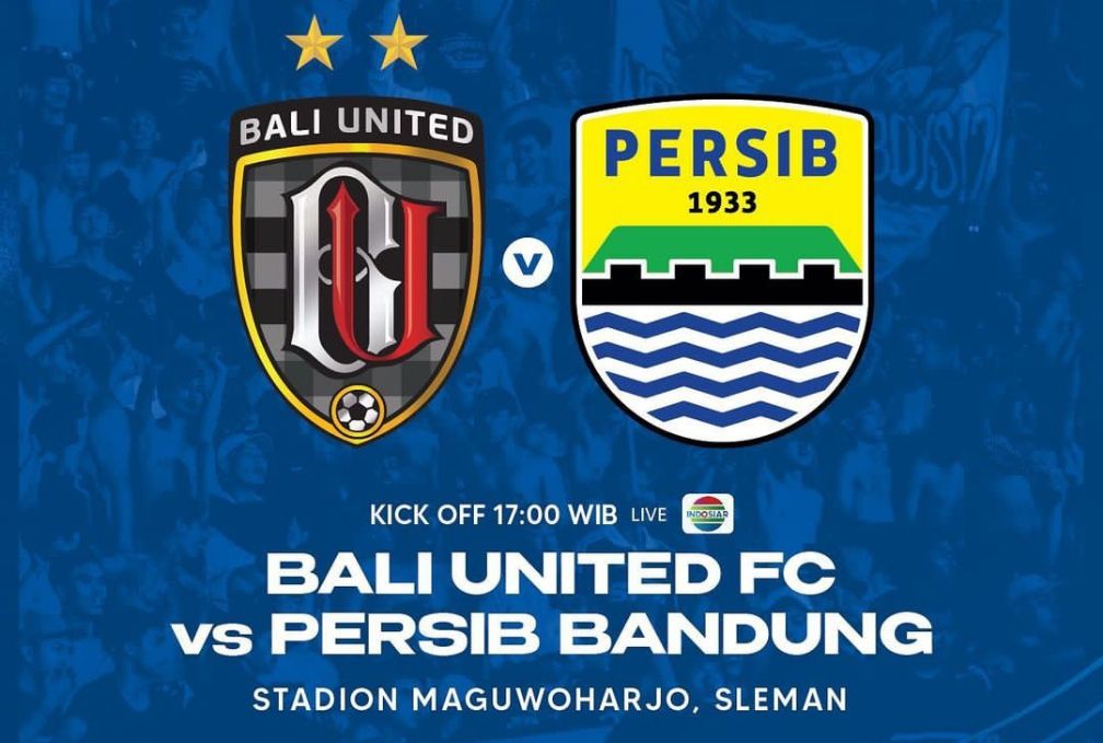 Persib vs bali united. Bali United vs prrsib Live.