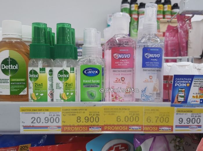 Info promo belanja Kota Batam, hand sanitizer murah mulai Rp 6.000