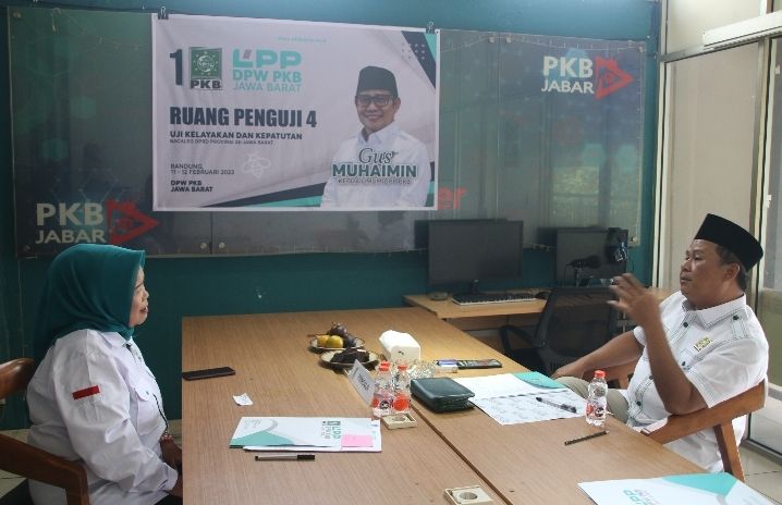 Seleksi Bakal Calon Angota DPRD Jawa Barat, LPP PKB Jabar Optimis Menangkan Pemilu 2024.