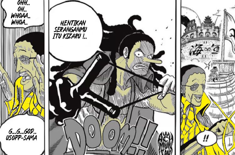 Admiral Kizaru tak berdaya karena kekuatan misterius Usopp di One Piece 1089, Eiichiro Oda buat karakter lemah jadi mengerikan