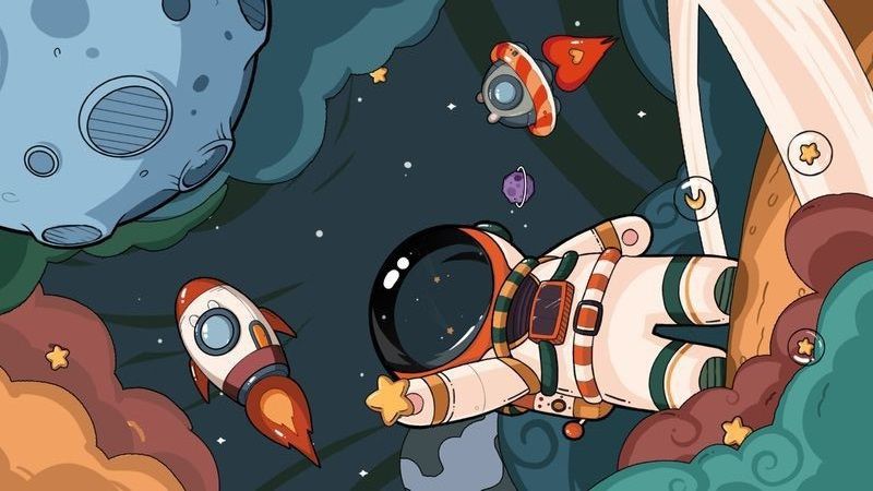 Wallpaper tema astronot 4