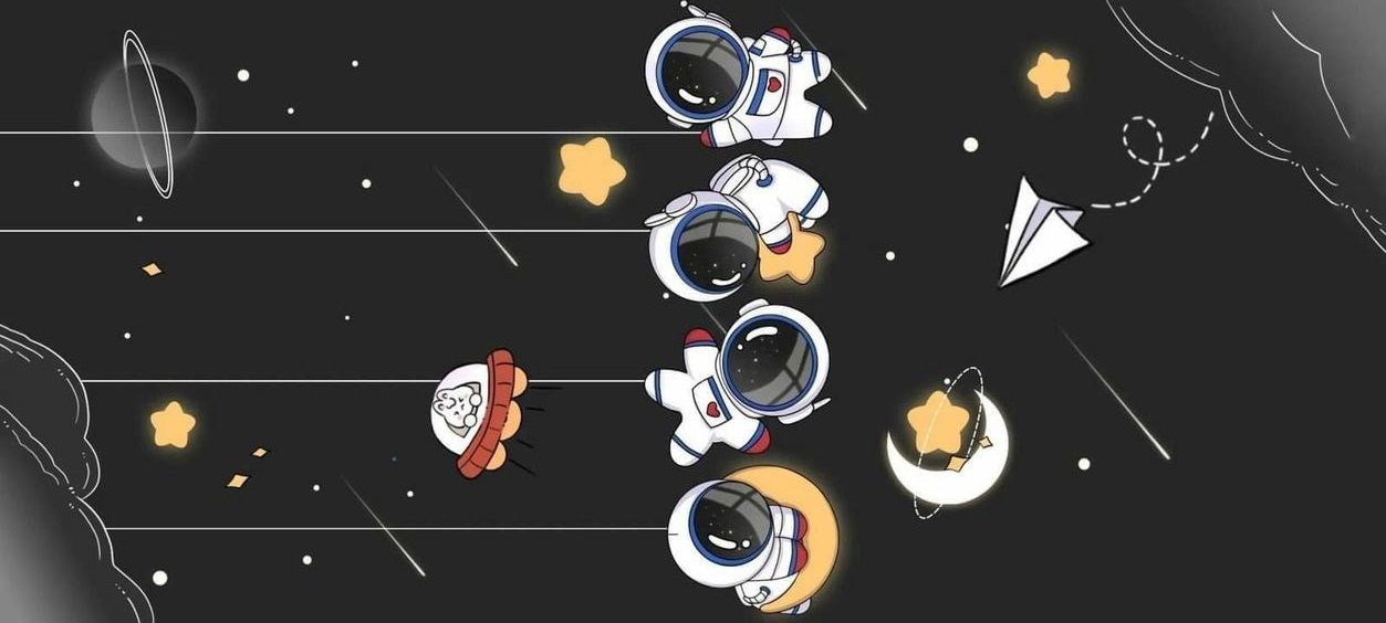Wallpaper tema astronot 1