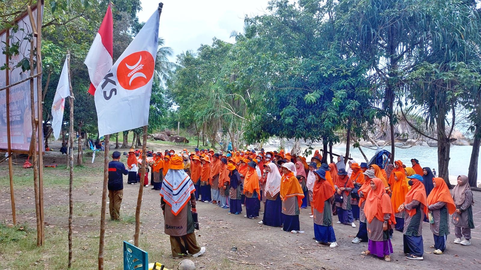 Foto peserta kegiatan LATANSA PKS Bangka Belitung saat sedang menerima materi