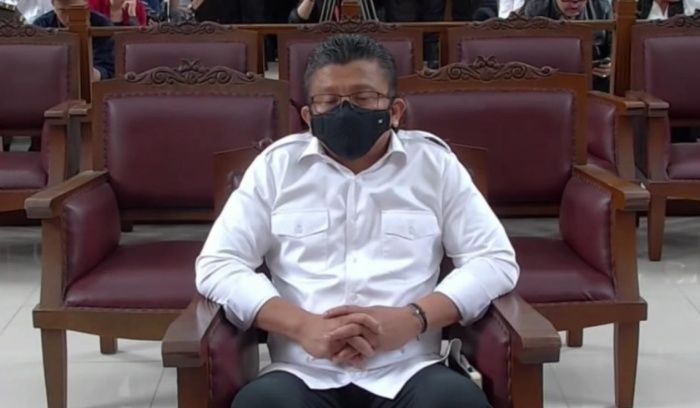 Terdakwa Ferdy Sambo menjalani sidang putusan di Pengadialan Negeri Jakarta Selatan.