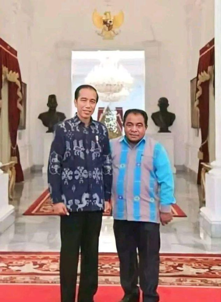 Ray Fernandes Berpose Bersama Presiden Joko Widodo/Dok.Pribadi