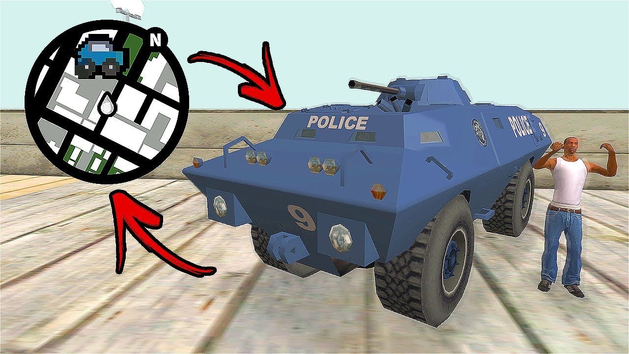 Swat Tank, kendaraan langka di GTA SA PC