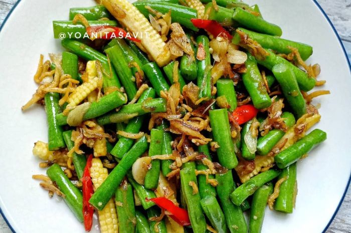 Resep tumis buncis untuk menu makan malam