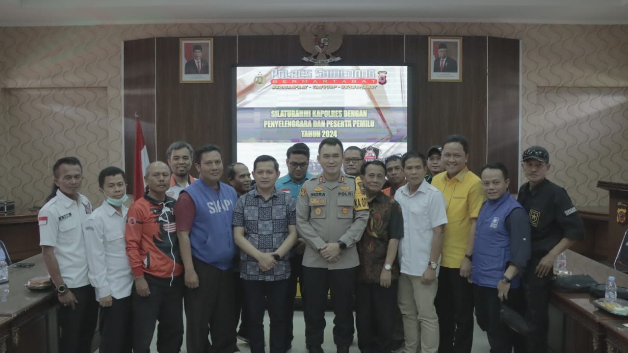 Kapolres Sumedang Gelar Silaturahmi Bersama Penyelenggara Dan Peserta Pemilu 2024