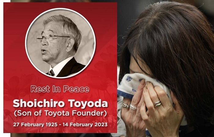 "Selamat jalan, Pak!" Shoichiro Toyoda, putra pendiri Toyota Motor Corporation di Jepang, meninggal dunia setelah berjuang keras melawan penyakit jantung di usia 97 pada Selasa 14 Februari 2023.