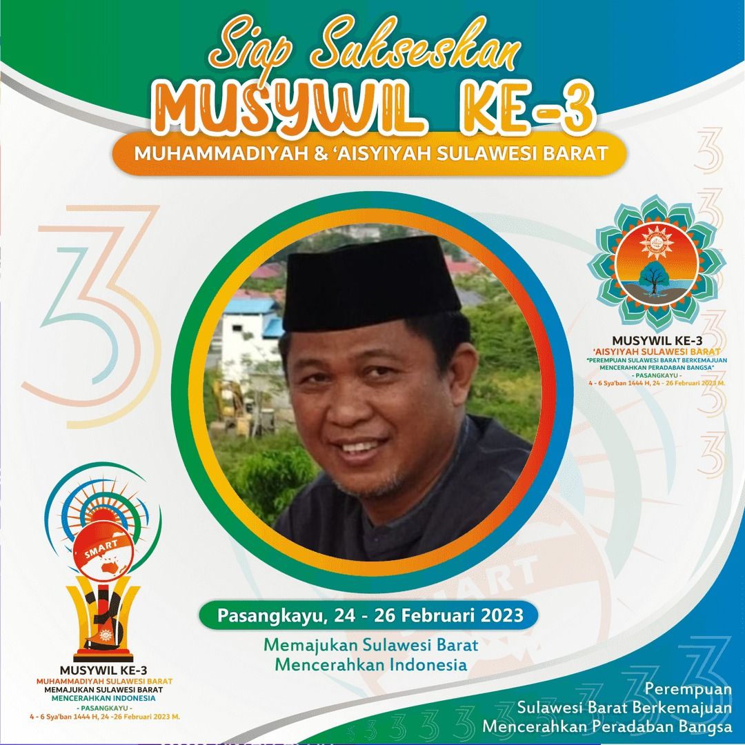 Ketua Panitia Musywil ke 3 Muhammadiyah dan Aisyiyah Sulawesi Barat