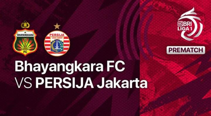 Duel Bhayangkara FC vs Persija Jakarta live di Indosiar, Kamis 16 Februari 2023.
