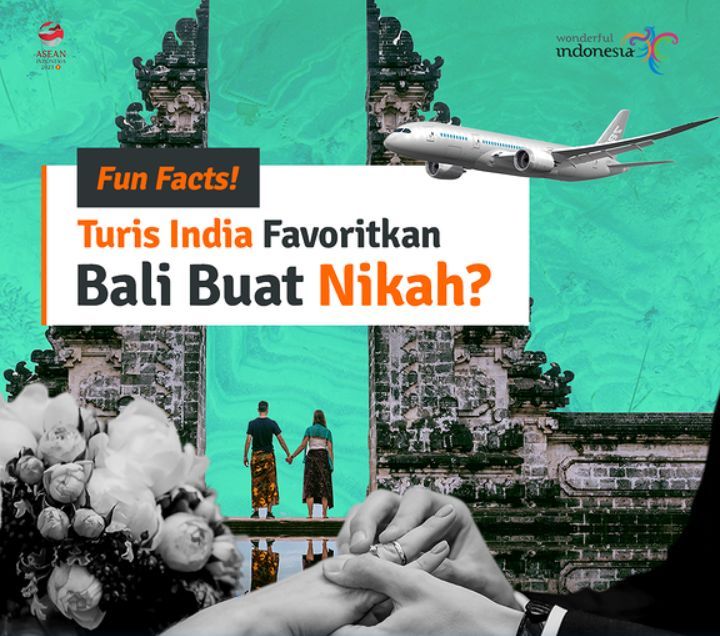 Menikah dan honeymoon di Bali menjadi salah satu Favorit wisman India