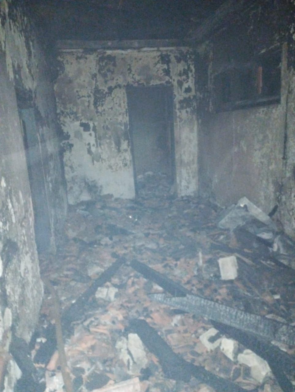Kebakaran rumah di Desa Nagarajaya Kecamatan Panawangan Kabupaten Ciamis.*/kabar-priangan.com/istimewa