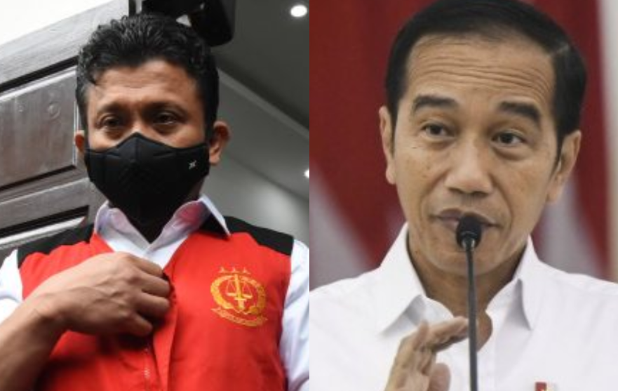 Ferdy Sambo dan Jokowi/Kolase Antara