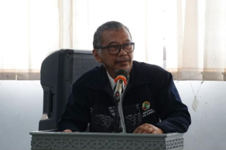 Ketua Dekopinda Kabupaten Subang, Daeng Makmur Tahir pada kegiatan Rakerda XIII.