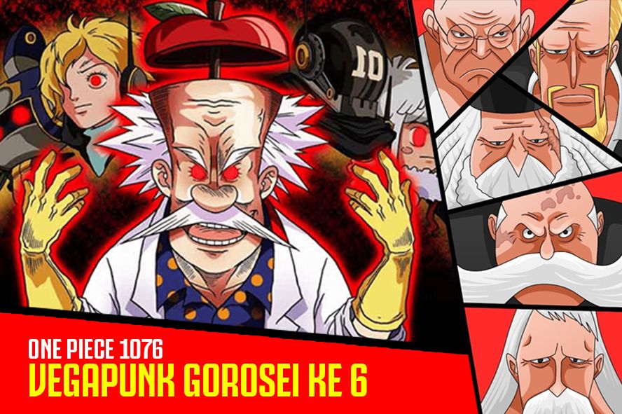 Spoiler One Piece 1076: Eiichiro Oda Ungkap Vegapunk Anggota Gorosei ke 6, Kekuatan Dewa Nika Milik Monkey D Luffy Jadi Target!