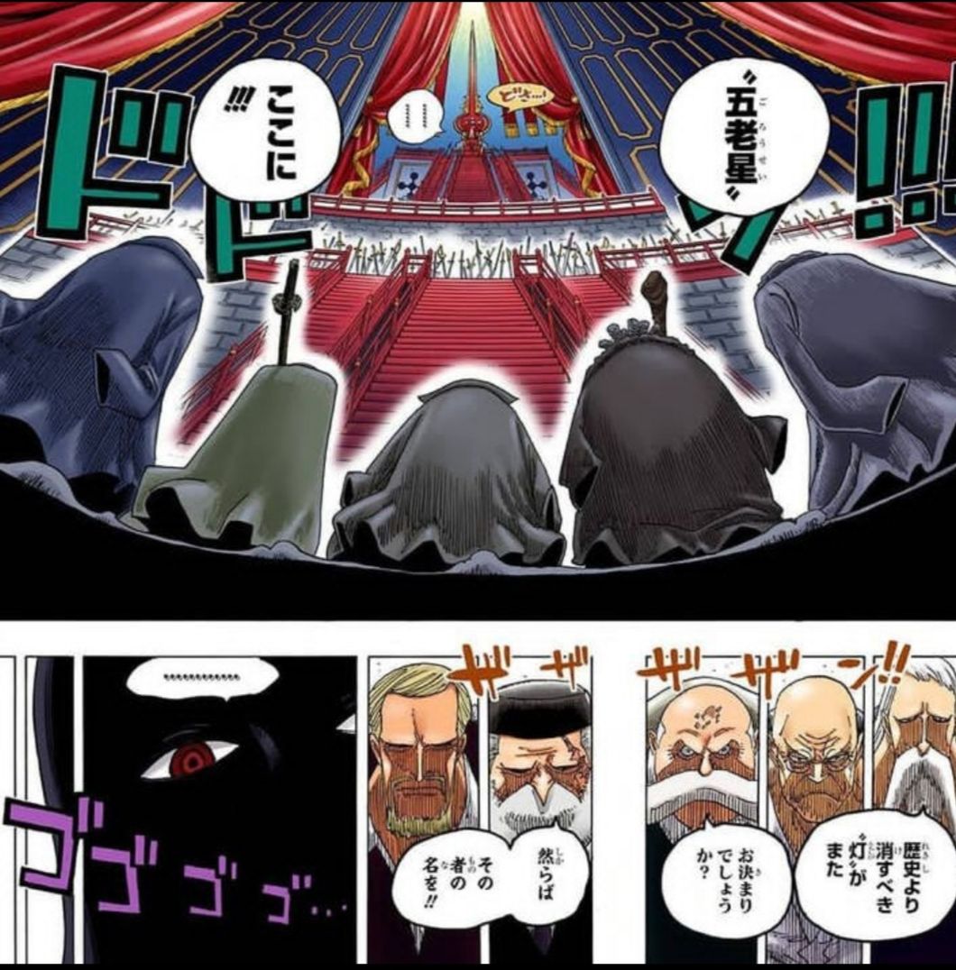 Eiichiro Oda Ungkap Sisa-sisa Raja Kuno Sekutu Im Sama di One Piece 1080, Kini Dikenal Dengan Sebutan Gorosei