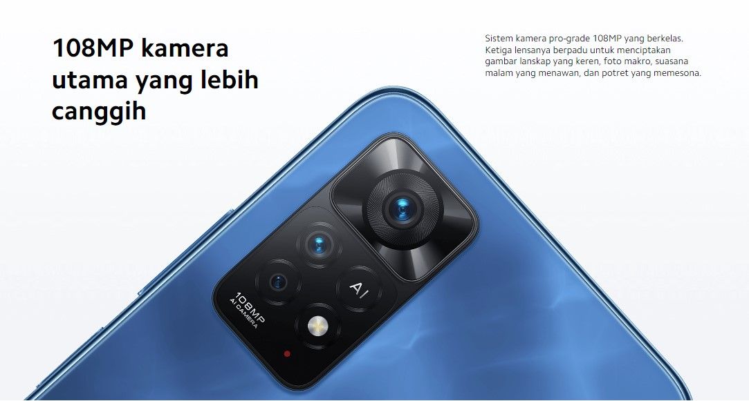 Harga dan spesifikasi Xiaomi Redmi Note 11, kameranya super gahar