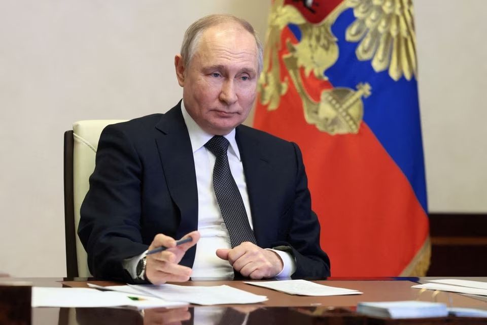 Presiden Rusia Vladimir Putin ikut serta dalam acara yang menandai peringatan 30 tahun Gazprom.
