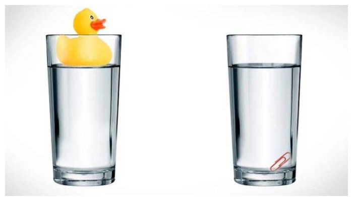 Jawaban gambar pada tes IQ bahwa gelas yang terisi air terbanyak adalah gelas nomer 4.