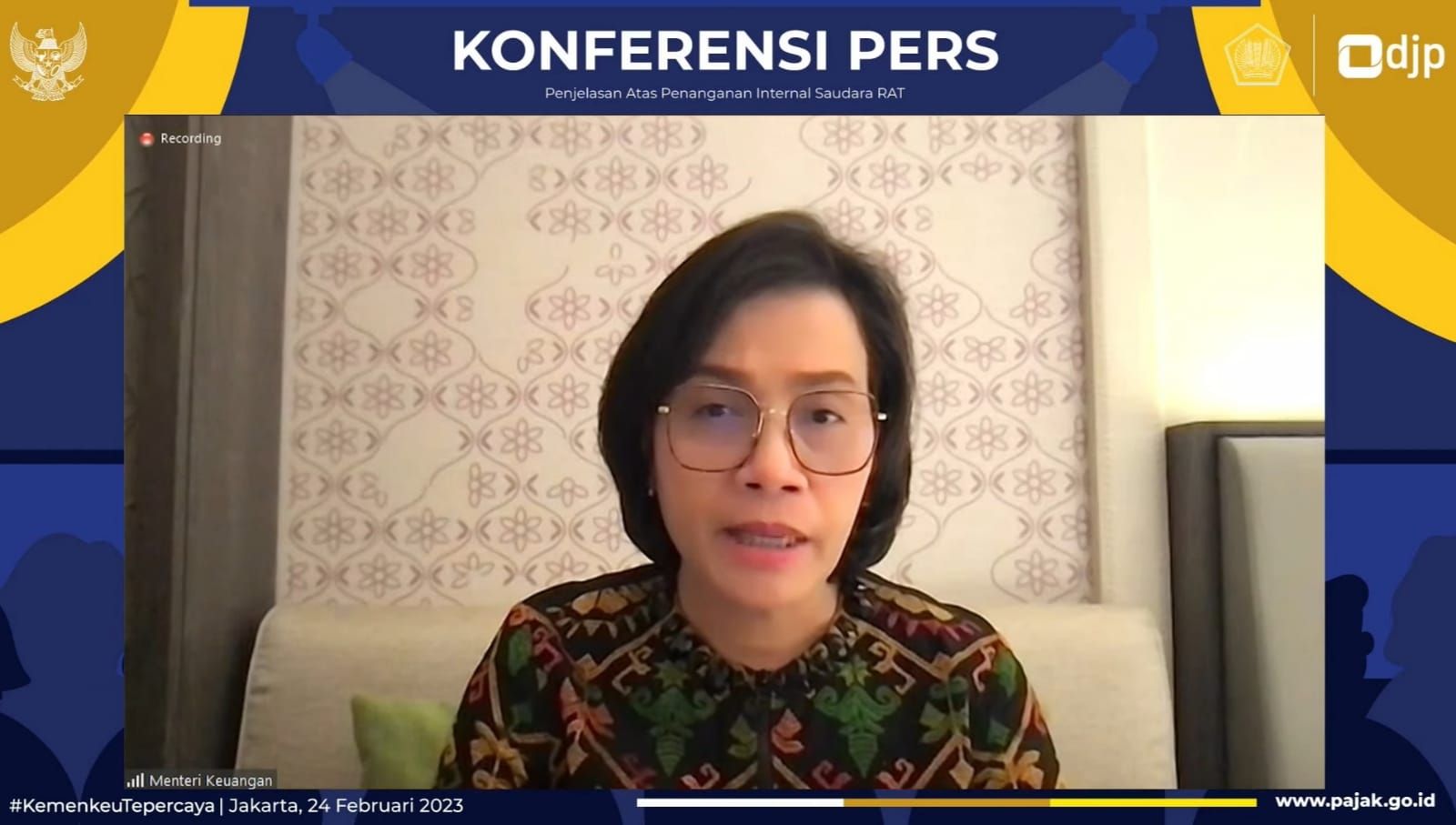 Menkeu Sri Mulyani Instruksikan Seluruh Harta Rafael Alun Trisambodo Diperiksa
